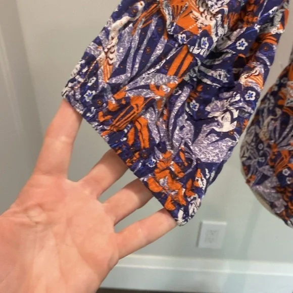 Anthropologie Cathy Pleated Blouse - Picture 6 of 16